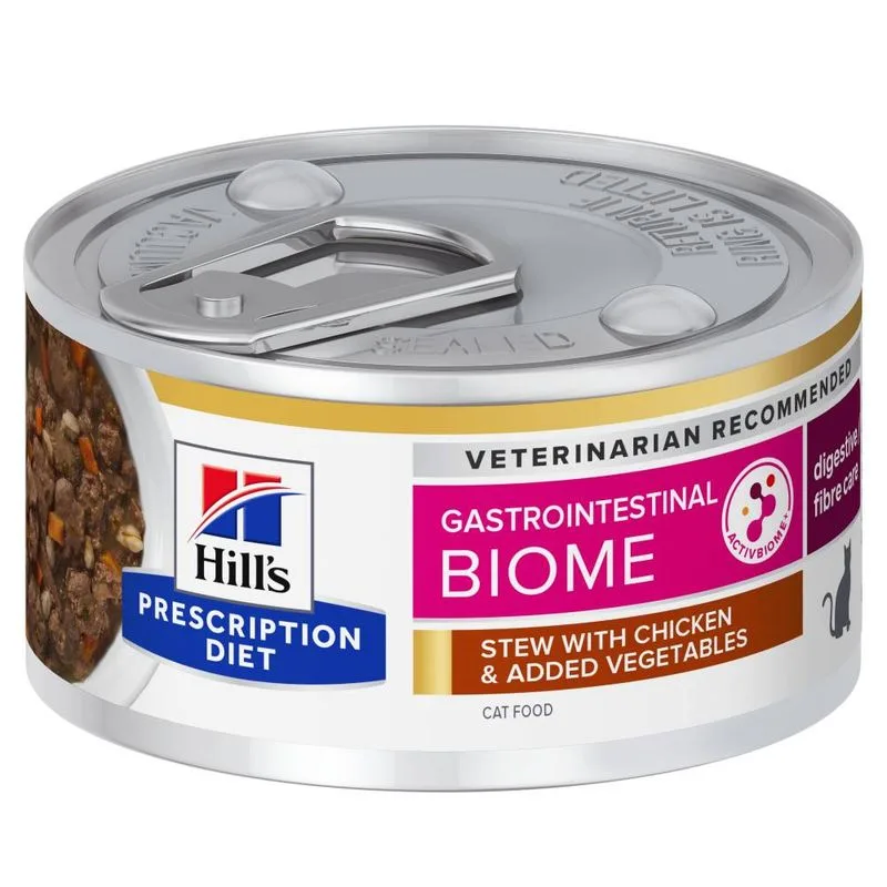 Hill's Prescription Diet Gastrointestinal Biome Spezzatino umido per gatti (Set %: 48 x 82 g)