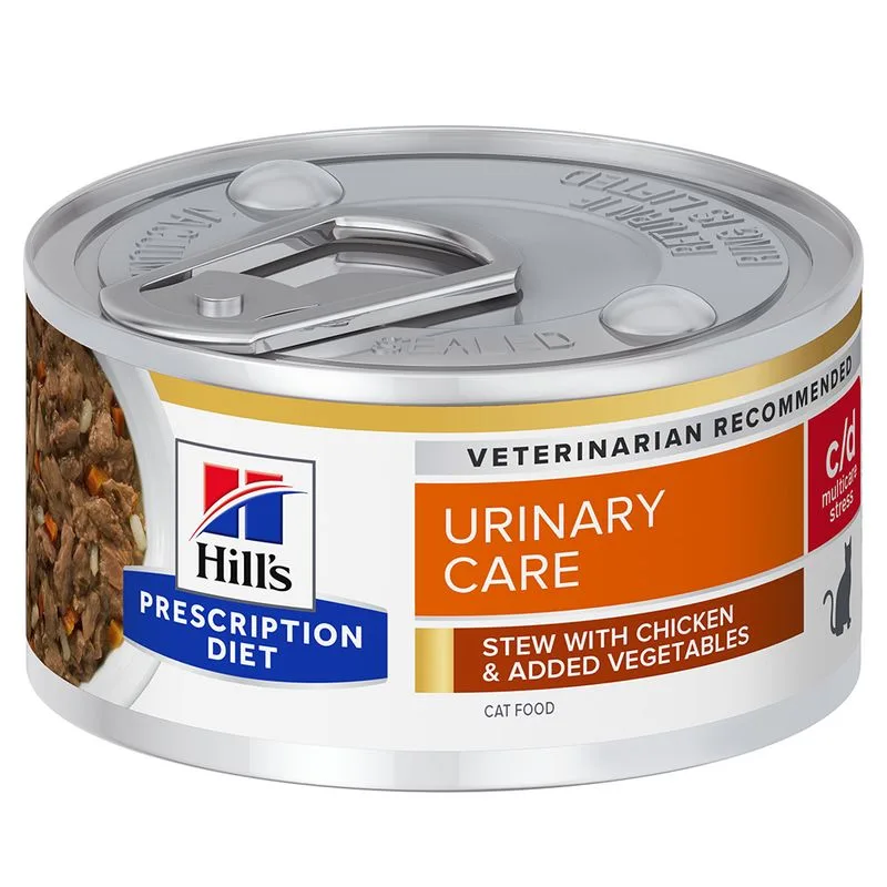 Hill's Prescription Diet c/d Multicare Stress Urinary Care con Pollo (Set %: 24 x 82 g)