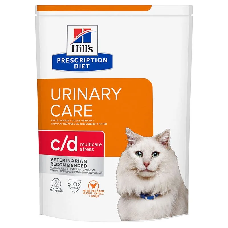 Hill's Prescription Diet c/d Multicare Stress Urinary crocchette per gatto - Pollo (Set %: 2 x 3 kg)