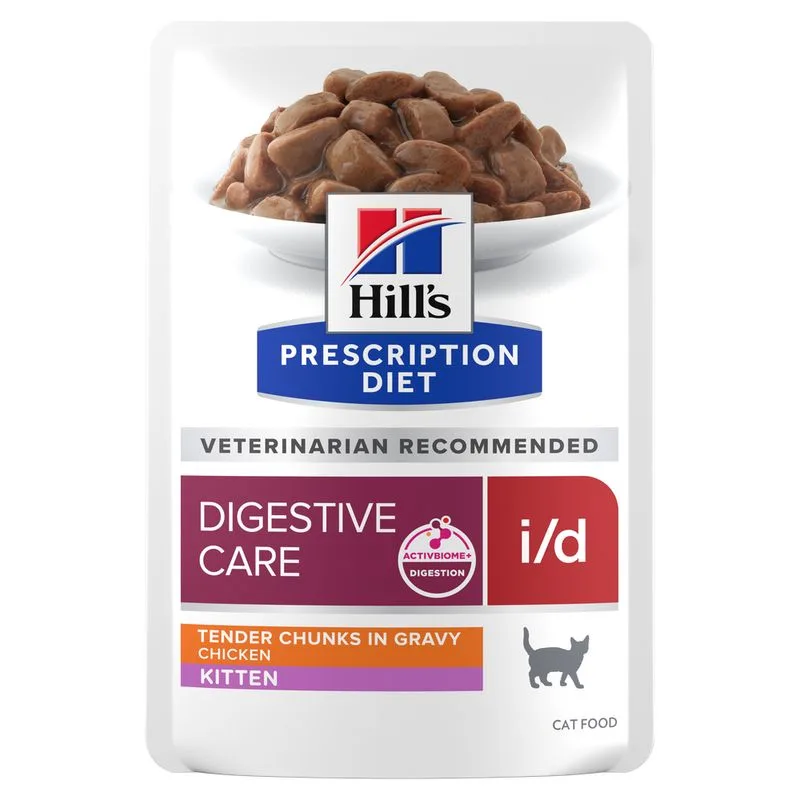 Hill's Prescription Diet i/d Digestive Care Kitten Pollo in Salsa (Set %: 48 x 85 g)