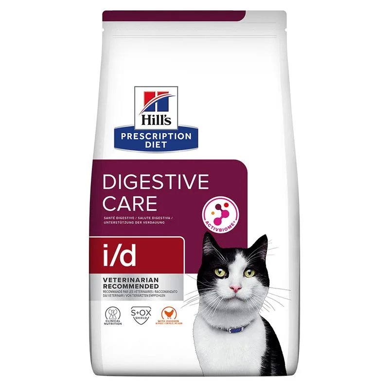 Hill's Prescription Diet i/d Digestive Care con Pollo per gatto (Set %: 2 x 3 kg)