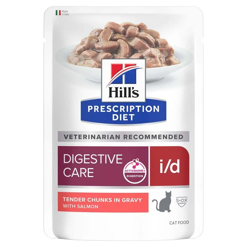 Hill's Prescription Diet i/d Digestive Care umido in buste Salmone (Set %: 48 x 85 g)
