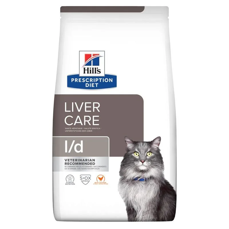 Hill's Prescription Diet l/d Liver Care con Pollo (Set %: 3 x 1,5 kg)