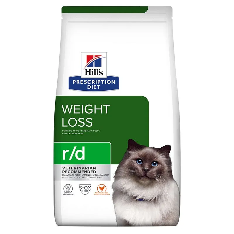 Hill's Prescription Diet r/d Weight Loss secco gatto - Pollo (Set %: 2 x 3 kg)