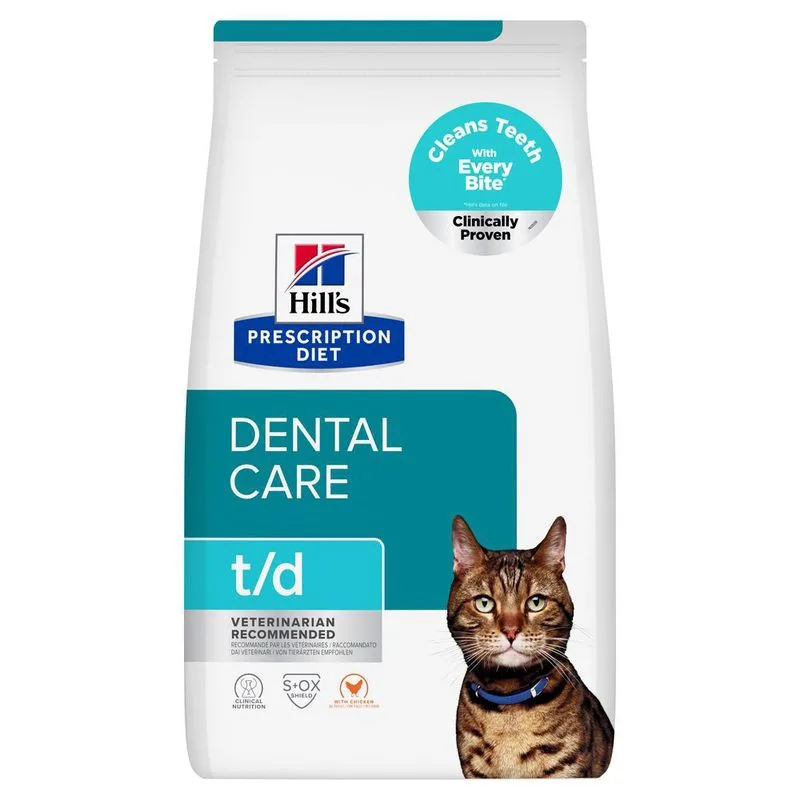 Hill's Prescription Diet t/d Dental Care con Pollo (Set %: 2 x 8 kg)