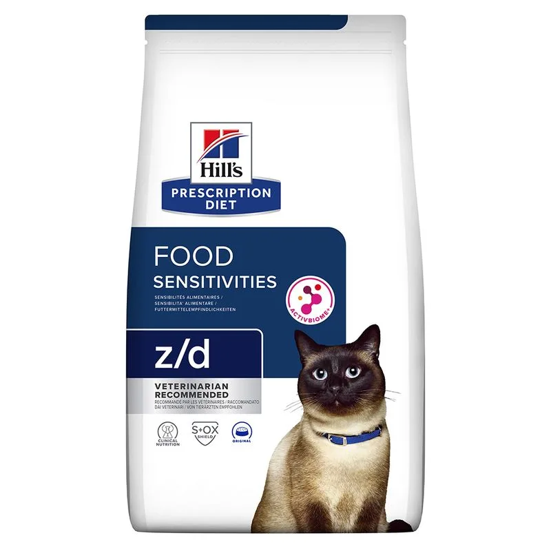 Hill's Prescription Diet z/d Food Sensitivities secco per gatti (1,5 kg)