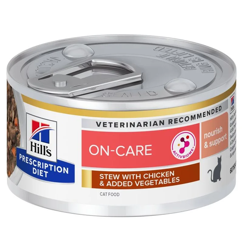 Hill’s Prescription Diet On-Care con Pollo umido per gatto (Set %: 96 x 82 g)