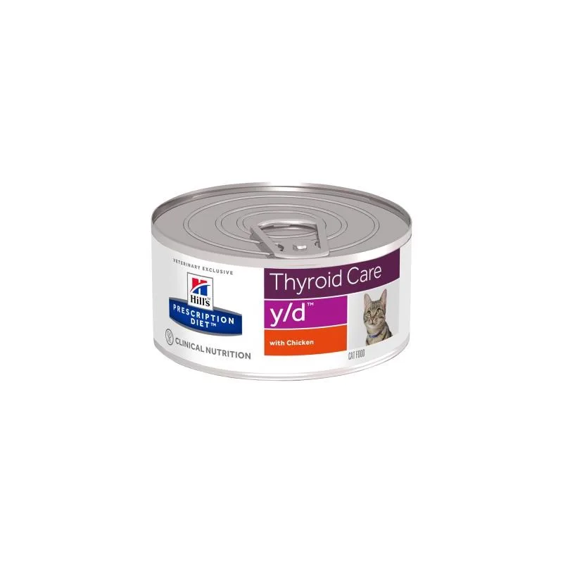 Set prova! Hill's Prescription Diet secco + umido in busta per gatti (y/d 1,5 kg crocchette + 6 x 156 g umido)