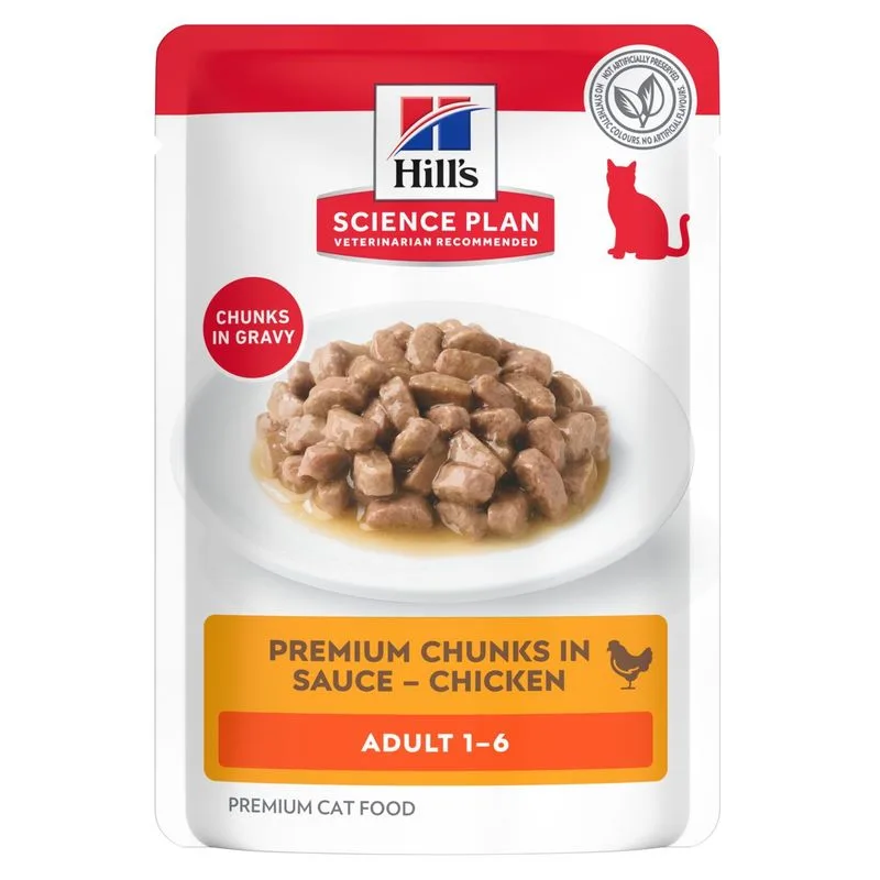 Hill's Science Plan Adult umido gatto (Set %: 48 x 85 g Pollo)
