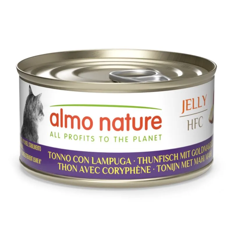 Almo Nature HFC Jelly in lattina 24 x 70 g (Tonno con Lampuga)
