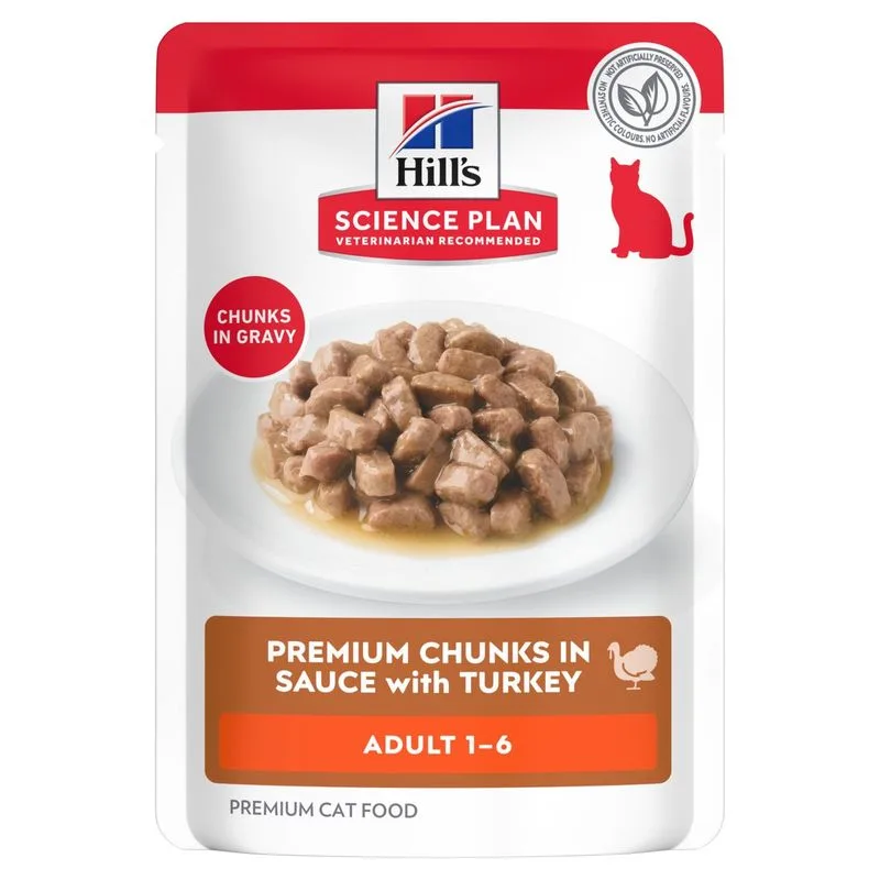 Hill's Science Plan Adult umido gatto (Set %: 48 x 85 g Tacchino)