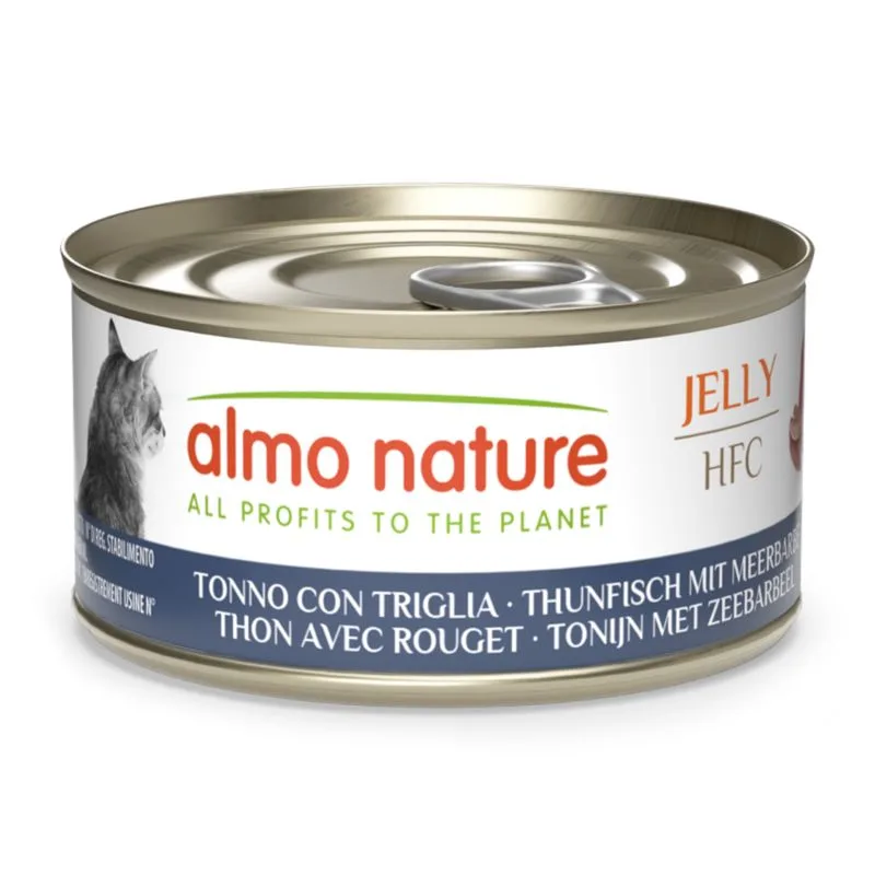 Almo Nature HFC Jelly in lattina 24 x 70 g (Tonno con Triglia)