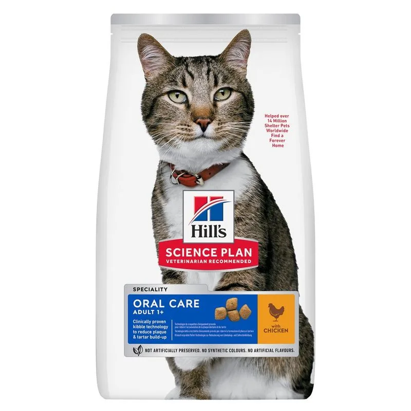 Hill's Science Plan Oral Care Adult 1+ Pollo (Set%: 2 x 1,5 kg)