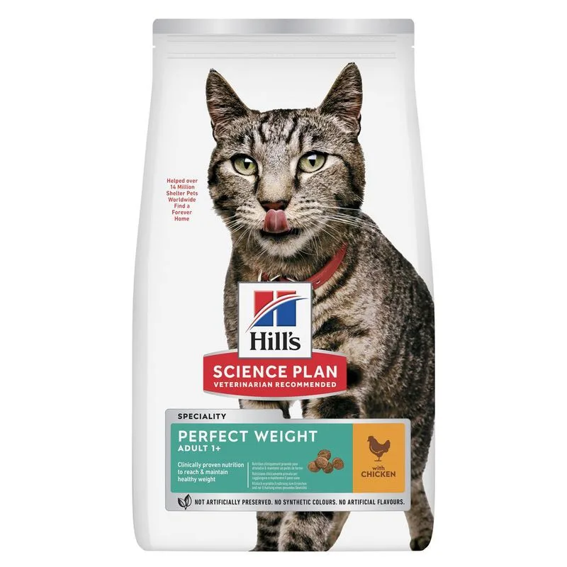 Hill's Science Plan Perfect Weight Adult 1+ Pollo (Set %: 2 x 2,5 kg)