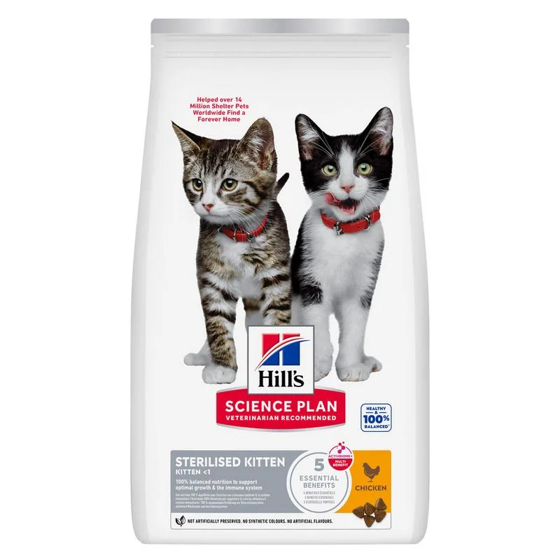 Hill's Science Plan Sterilised Kitten <1 Pollo (Set %: 2 x 10 kg)