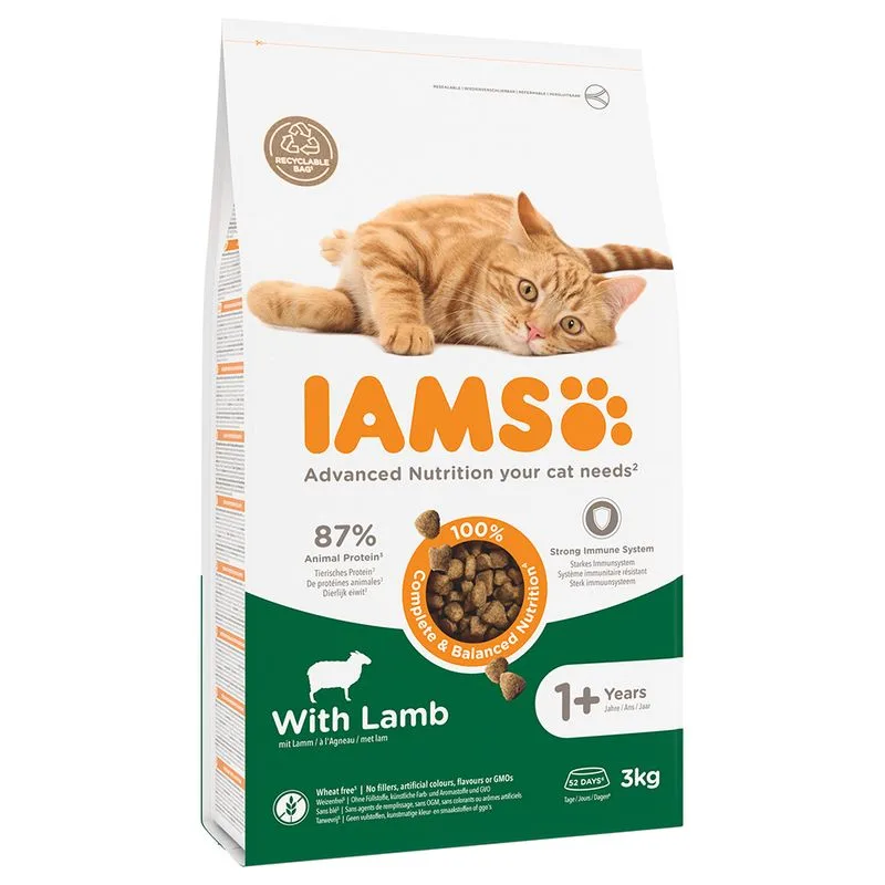 IAMS Advanced Nutrition Adult Cat con Agnello Crocchette gatto (Set %: 2 x 3 kg)