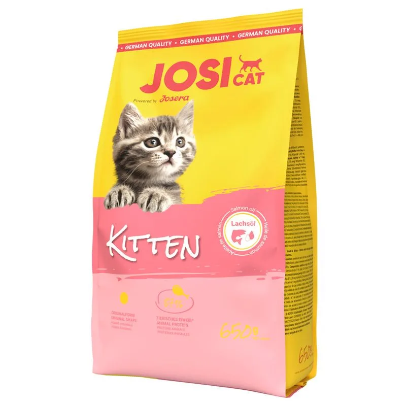 JosiCat Kitten Pollame Crocchette per gatti (Set %: 2 x 650 g)