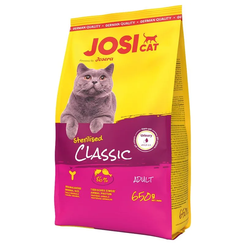 JosiCat Sterilised Classic Salmone (Set %: 2 x 650 g)