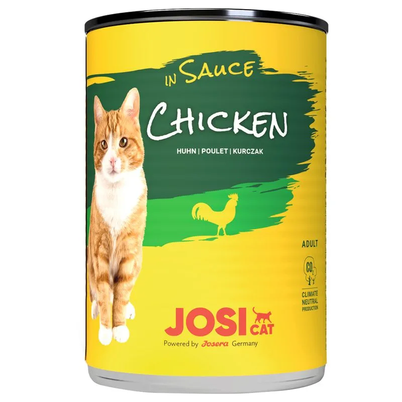JosiCat in Salsa 24 x 415 g umido per gatto (Pollo)