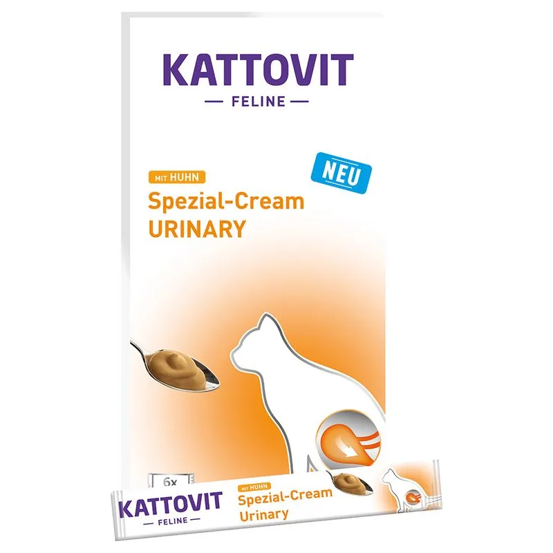 Kattovit Crema Speciale Urinary (Set %: 66 x 15 g con Pollo)