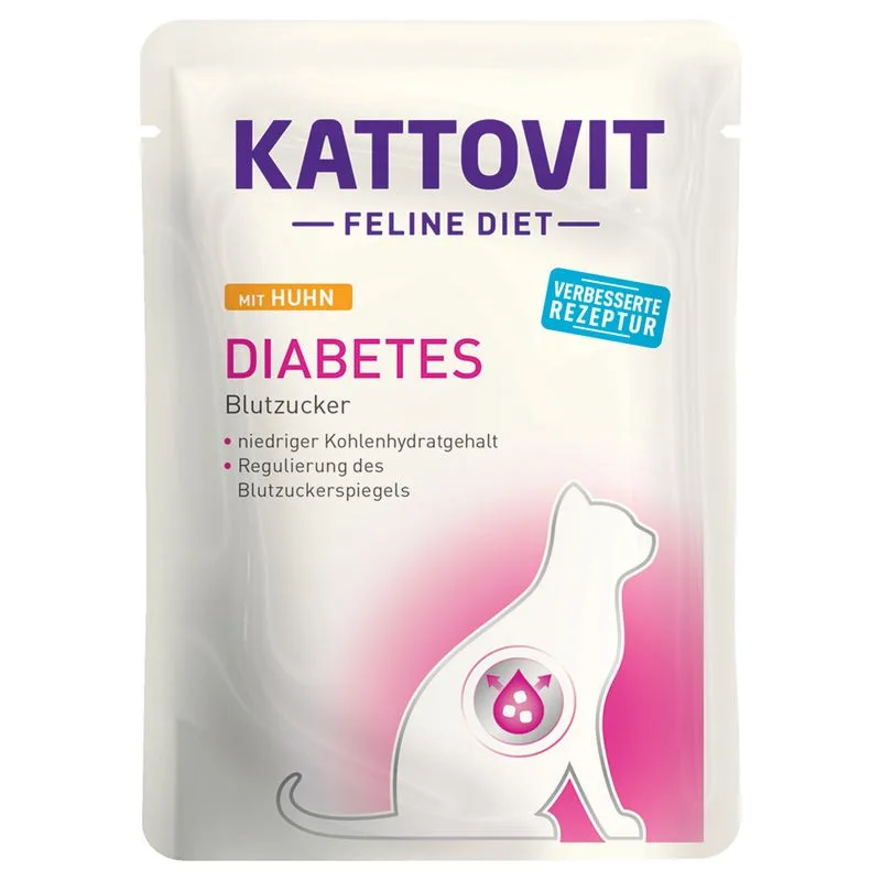 Kattovit Diabete / Peso 24 x 85 g (Pollo)