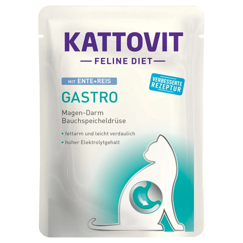 Kattovit Gastro Buste 24 x 85 g (Anatra & Riso)