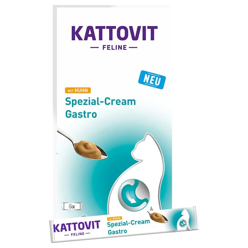 Kattovit Gastro Special Cream per gatti (Set %: 66 x 15 g Pollo)
