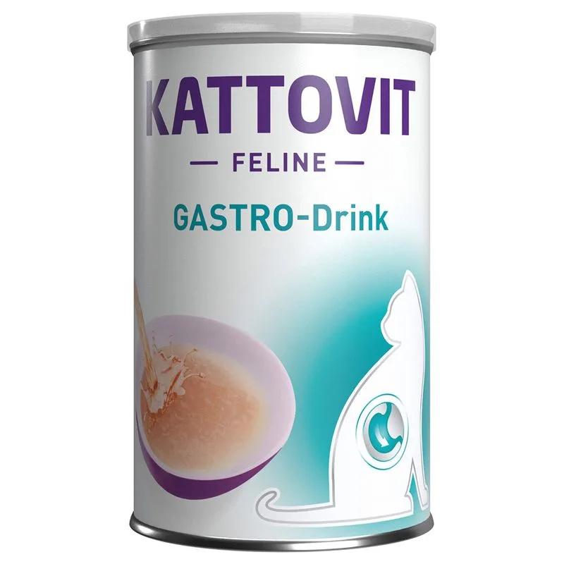 Kattovit Gastro-Drink Alimento complementare per gatti (Set %: 24 x 135 ml)