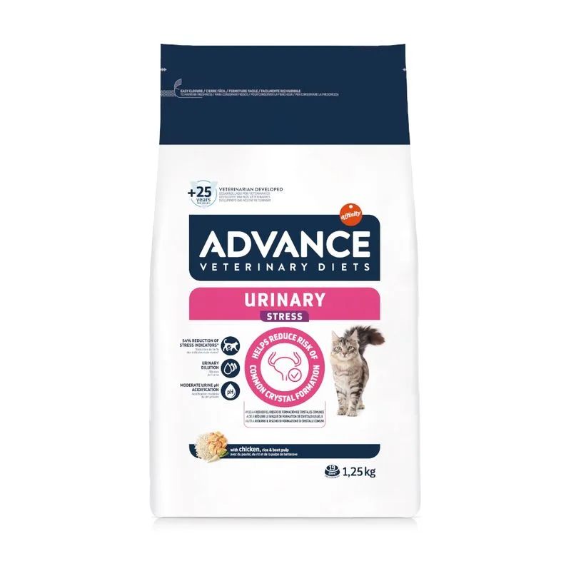 Advance Veterinary Diets Urinary Stress Crocchette per gatto (Set %: 2 x 1,25 kg)