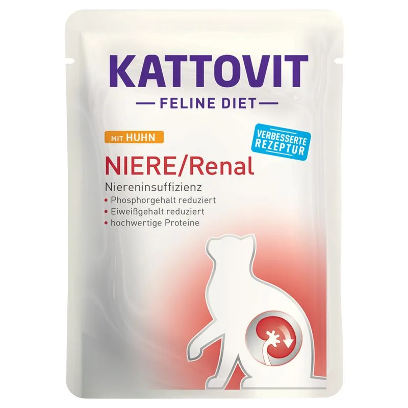 Kattovit Renal in busta 6 x 85 g Alimento umido per gatti (Pollo)