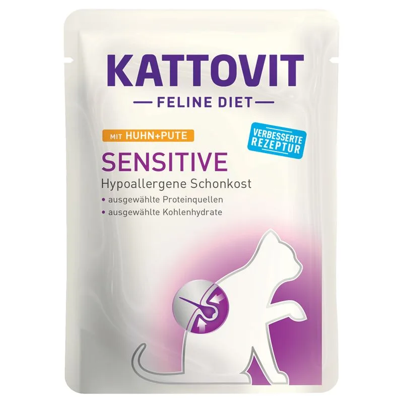 Kattovit Sensitive Buste 6 x 85 g (Pollo & Tacchino)