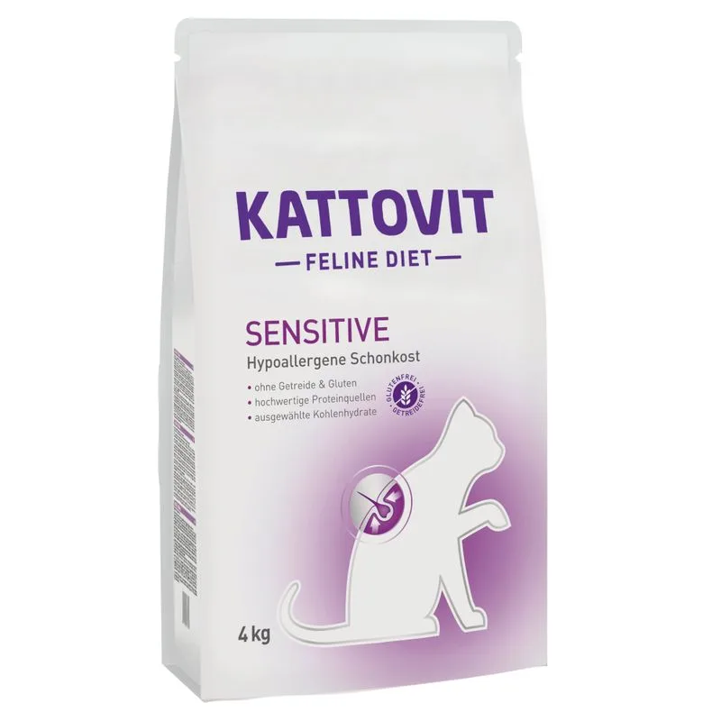 Kattovit Sensitive Crocchette gatto (Set %:  2 x 4 kg)