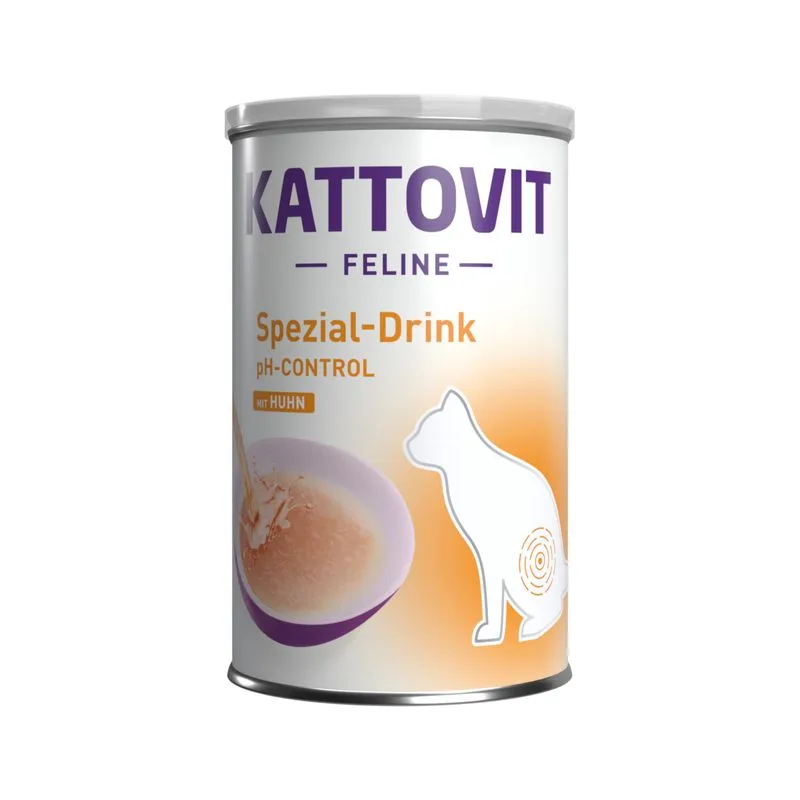 Kattovit Spezial-Drink ph-control Alimento complementare per gatti (Set %: 24 x 135 ml)