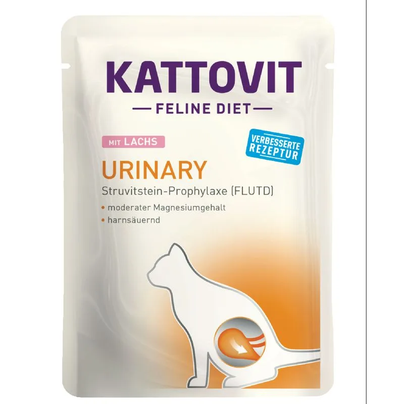 Kattovit Urinary Buste 85 g (Set %: 12 x 85 g - Salmone)