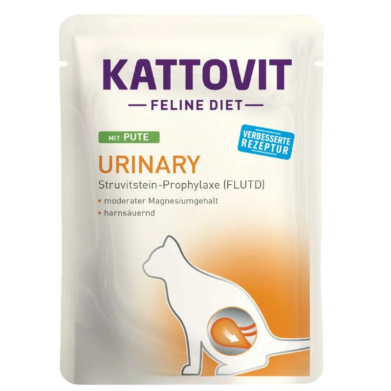 Kattovit Urinary Buste 85 g (Set %: 12 x 85 g - Tacchino)