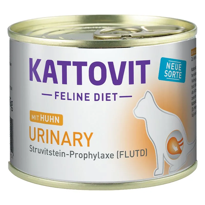 Kattovit Urinary Calcoli Struvite 6 x 185 g (Pollo)