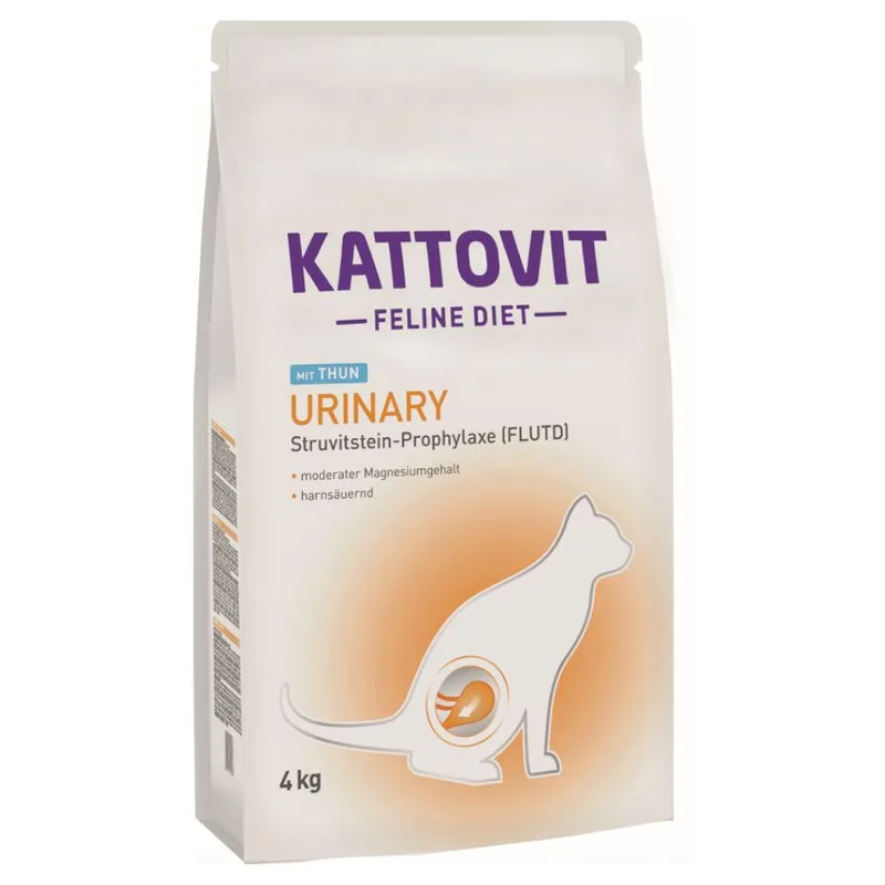 Multipack risparmio! 2 x 4 kg Kattovit (Urinary Tonno)