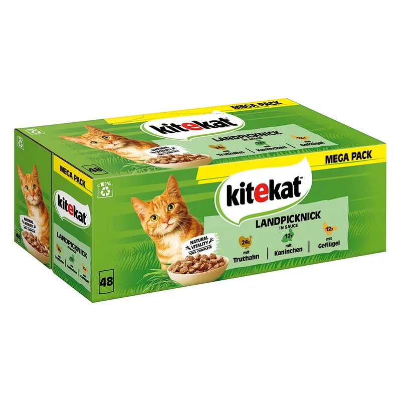 Kitekat in buste 96 x 85 g Umido gatto (Picnic in salsa)
