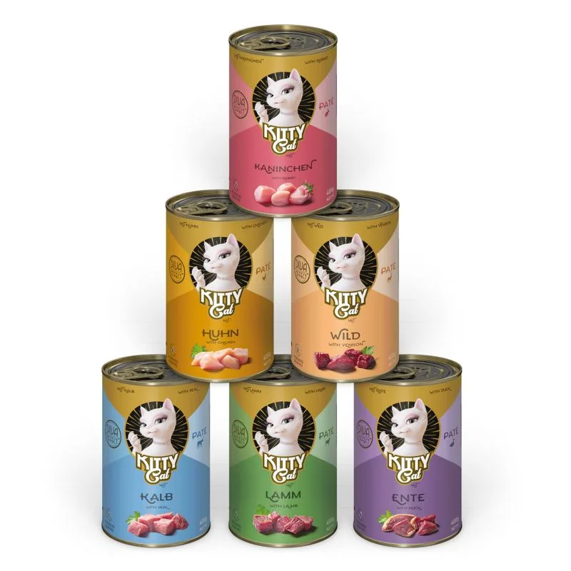 KITTY Cat Adult Paté 24 x 400 g (Mix I (Pollo, Coniglio, Agnello, Selvaggina, Anatra, Vitello))