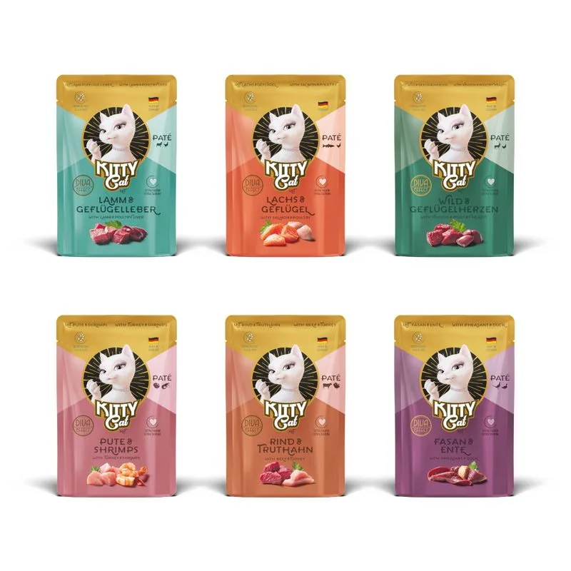Kitty Cat Patè 6 x 85 g (Mix II (6 varianti))