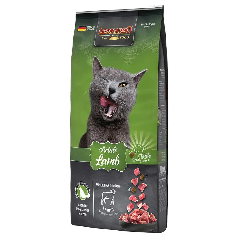 Multipack risparmio! 2x Leonardo Crocchette gatto (Adult Agnello (2 x 15 kg))