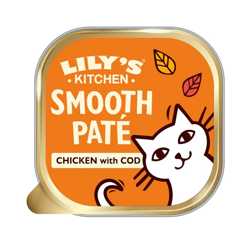 Lily's Kitchen Smooth Paté Selection per gatti 19 x 85 g (Pollo & Merluzzo)