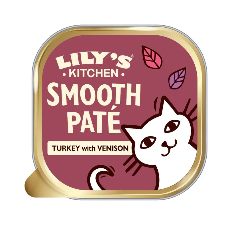 Lily's Kitchen Smooth Paté Selection per gatti 19 x 85 g (Tacchino & Cervo)