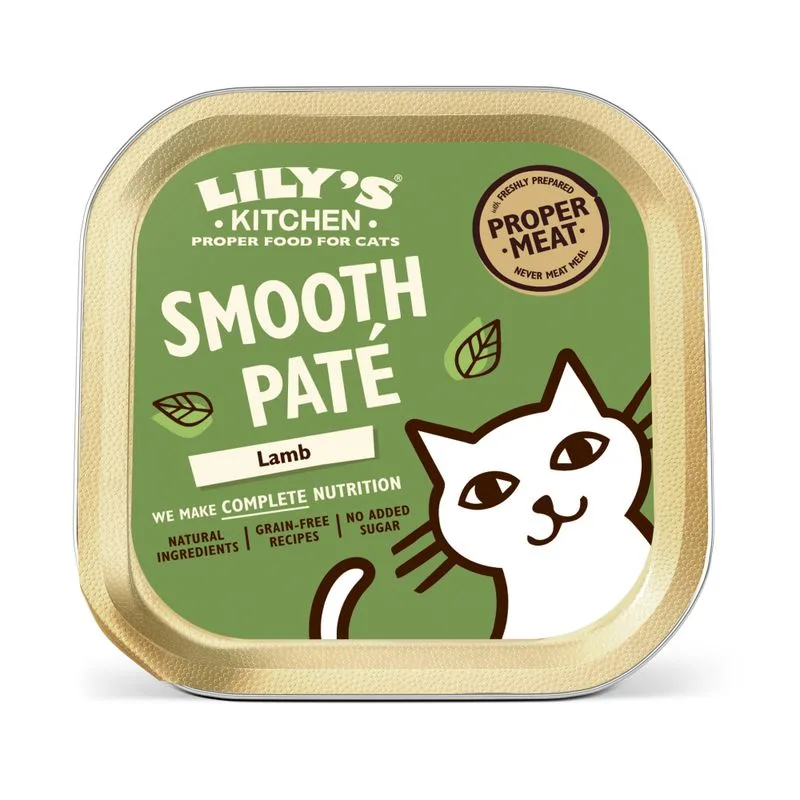 Multipack risparmio! Lily's Kitchen Smooth Paté Selection 38 x 85 g umido gatto (Agnello)