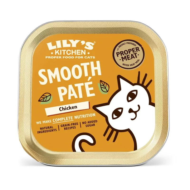 Multipack risparmio! Lily's Kitchen Smooth Paté Selection 38 x 85 g umido gatto (Pollo)