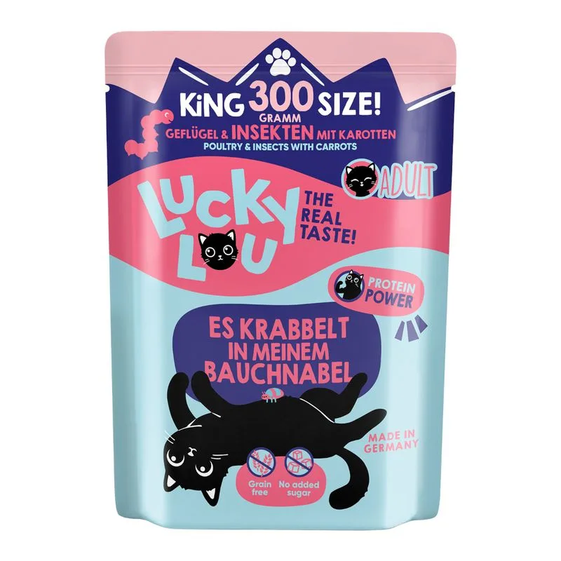Lucky Lou Adult 300 g (Pollame & Insetti)