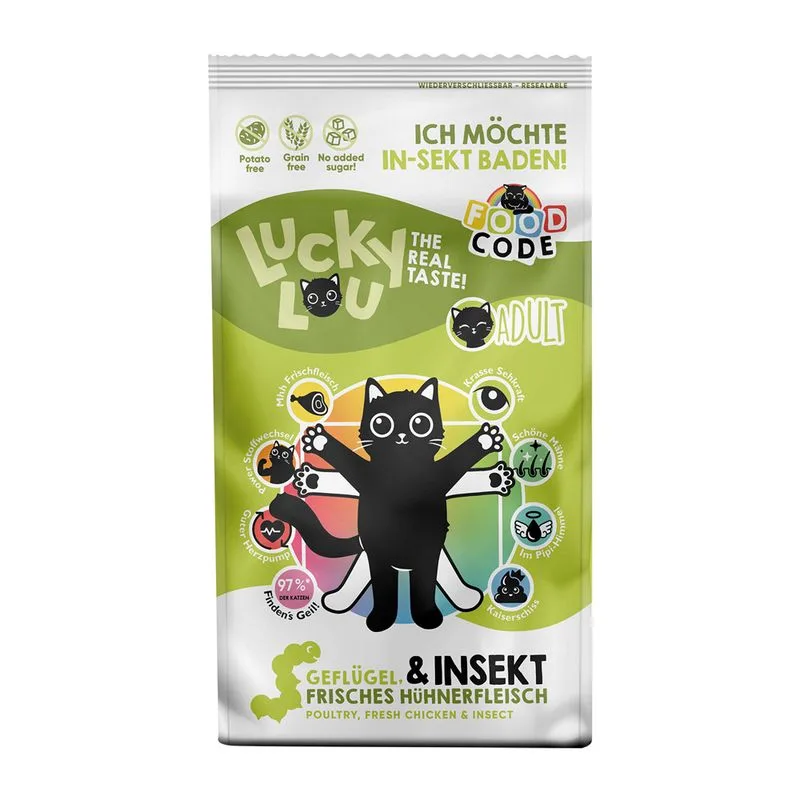 Lucky Lou Adult Pollame & Insetti (Set %: 2 x 340 g)