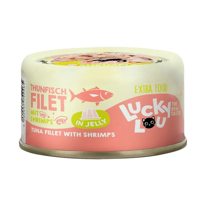 Lucky Lou Extra Food Filet 12 x 70 g umido in Gelatina per gatti