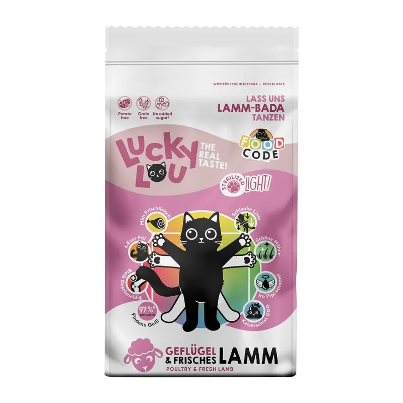 Lucky Lou Light Pollame & Agnello (Set %: 2 x 9 kg)