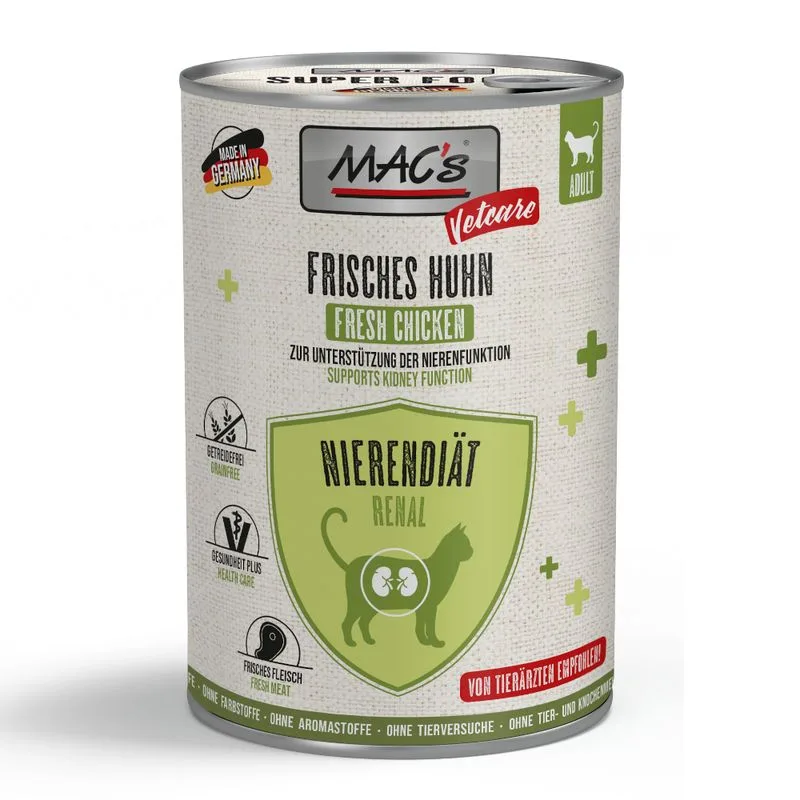 MAC's CAT Vetcare Renal 24 x 400 g (Pollo)
